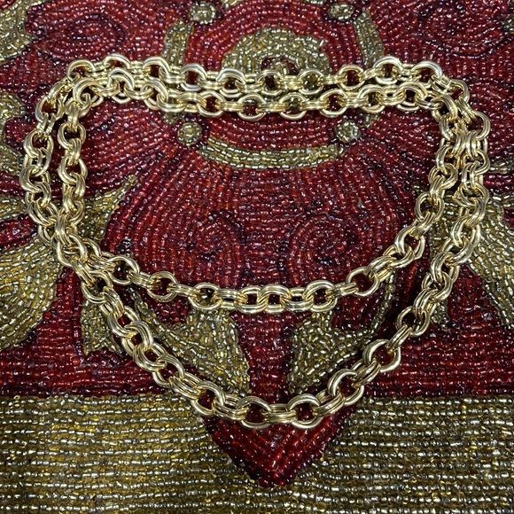 Other - HEAVY Gold Tone Chain Link Necklace